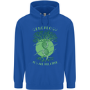 Genealogy Its All Relative Funny DNA Ancestry Mens 80% Cotton Hoodie Royal Blue