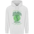 Genealogy Its All Relative Funny DNA Ancestry Mens 80% Cotton Hoodie White