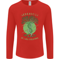 Genealogy Its All Relative Funny DNA Ancestry Mens Long Sleeve T-Shirt Red
