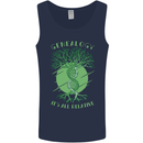 Genealogy Its All Relative Funny DNA Ancestry Mens Vest Tank Top Navy Blue