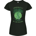 Genealogy Its All Relative Funny DNA Ancestry Womens Petite Cut T-Shirt Black