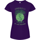 Genealogy Its All Relative Funny DNA Ancestry Womens Petite Cut T-Shirt Purple