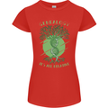 Genealogy Its All Relative Funny DNA Ancestry Womens Petite Cut T-Shirt Red