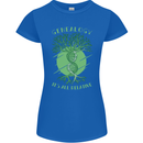 Genealogy Its All Relative Funny DNA Ancestry Womens Petite Cut T-Shirt Royal Blue