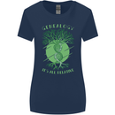 Genealogy Its All Relative Funny DNA Ancestry Womens Wider Cut T-Shirt Navy Blue