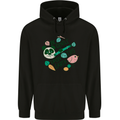 Gentle Recycle Climate Change Environment Mens 80% Cotton Hoodie Black