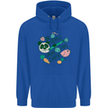 Gentle Recycle Climate Change Environment Mens 80% Cotton Hoodie Royal Blue
