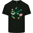 Gentle Recycle Climate Change Environment Mens Cotton T-Shirt Tee Top Black