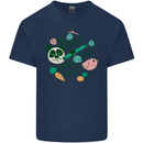 Gentle Recycle Climate Change Environment Mens Cotton T-Shirt Tee Top Navy Blue