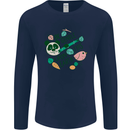 Gentle Recycle Climate Change Environment Mens Long Sleeve T-Shirt Navy Blue