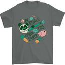 Gentle Recycle Climate Change Environment Mens T-Shirt 100% Cotton Charcoal