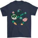 Gentle Recycle Climate Change Environment Mens T-Shirt 100% Cotton Navy Blue