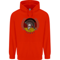German Bodybuilding Flag Gym Training Spartan Childrens Kids Hoodie Bright Red