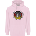 German Bodybuilding Flag Gym Training Spartan Childrens Kids Hoodie Light Pink