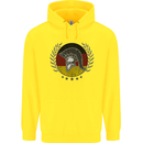 German Bodybuilding Flag Gym Training Spartan Childrens Kids Hoodie Yellow
