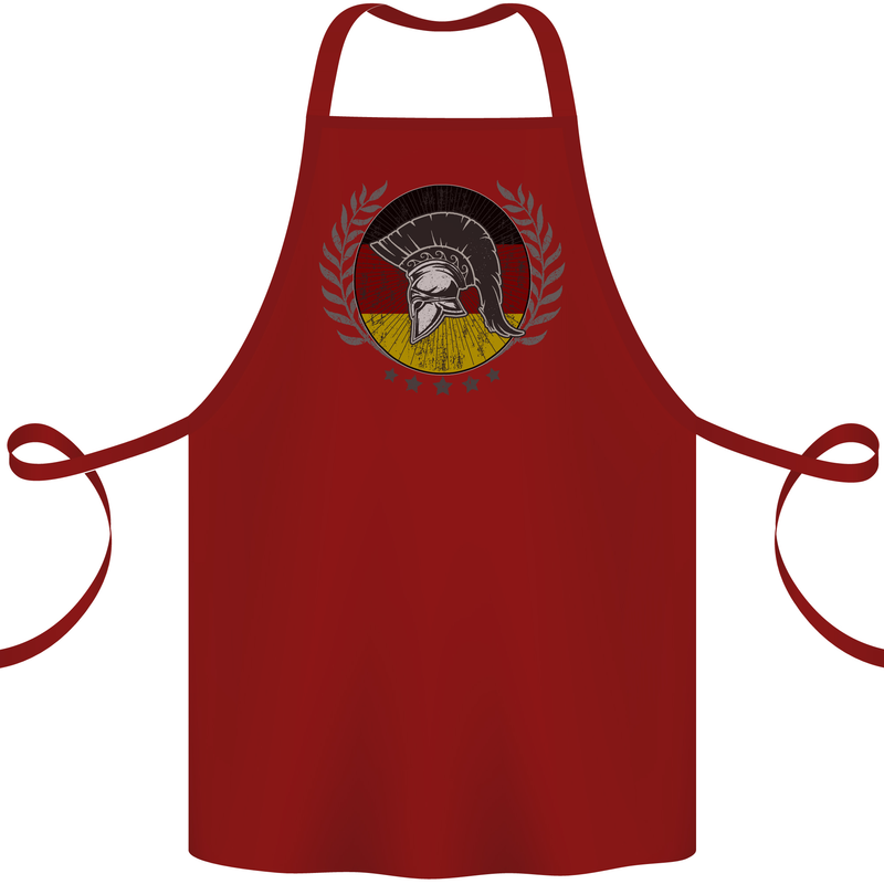German Bodybuilding Flag Gym Training Spartan Cotton Apron 100% Organic Maroon