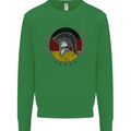German Bodybuilding Flag Gym Training Spartan Kids Sweatshirt Jumper Irish Green