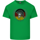 German Bodybuilding Flag Gym Training Spartan Kids T-Shirt Childrens Irish Green