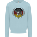 German Bodybuilding Flag Gym Training Spartan Mens Sweatshirt Jumper Light Blue