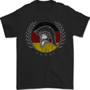 German Bodybuilding Flag Gym Training Spartan Mens T-Shirt 100% Cotton Black
