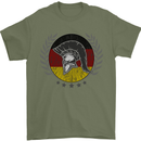 German Bodybuilding Flag Gym Training Spartan Mens T-Shirt 100% Cotton Military Green