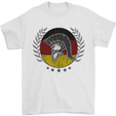 German Bodybuilding Flag Gym Training Spartan Mens T-Shirt 100% Cotton White
