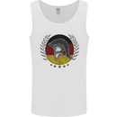 German Bodybuilding Flag Gym Training Spartan Mens Vest Tank Top White
