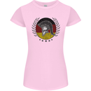 German Bodybuilding Flag Gym Training Spartan Womens Petite Cut T-Shirt Light Pink