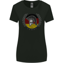 German Bodybuilding Flag Gym Training Spartan Womens Wider Cut T-Shirt Black