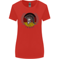 German Bodybuilding Flag Gym Training Spartan Womens Wider Cut T-Shirt Red