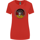 German Bodybuilding Flag Gym Training Spartan Womens Wider Cut T-Shirt Red