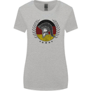 German Bodybuilding Flag Gym Training Spartan Womens Wider Cut T-Shirt Sports Grey