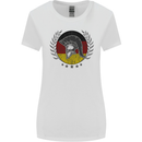 German Bodybuilding Flag Gym Training Spartan Womens Wider Cut T-Shirt White