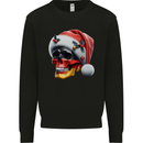 German Christmas Skull Xmas Germany Flag Kids Sweatshirt Jumper Black