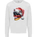 German Christmas Skull Xmas Germany Flag Kids Sweatshirt Jumper White