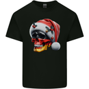 German Christmas Skull Xmas Germany Flag Kids T-Shirt Childrens Black