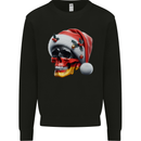 German Christmas Skull Xmas Germany Flag Mens Sweatshirt Jumper Black