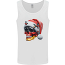 German Christmas Skull Xmas Germany Flag Mens Vest Tank Top White