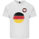 German Football Flag Soccer Mens Cotton T-Shirt Tee Top White