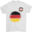 German Football Flag Soccer Mens T-Shirt 100% Cotton White