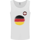 German Football Flag Soccer Mens Vest Tank Top White