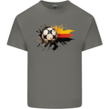 German Football Germany Soccer Ball Flag Kids T-Shirt Childrens Charcoal