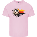German Football Germany Soccer Ball Flag Kids T-Shirt Childrens Light Pink
