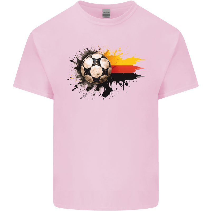 German Football Germany Soccer Ball Flag Kids T-Shirt Childrens Light Pink