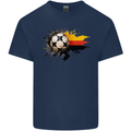 German Football Germany Soccer Ball Flag Kids T-Shirt Childrens Navy Blue