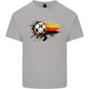 German Football Germany Soccer Ball Flag Kids T-Shirt Childrens Sports Grey
