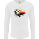 German Football Germany Soccer Ball Flag Mens Long Sleeve T-Shirt White