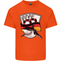 German Poker Shark Kids T-Shirt Childrens Orange