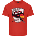 German Poker Shark Kids T-Shirt Childrens Red