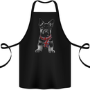 German Shepherd Union Jack Scarf Alsatian Cotton Apron 100% Organic Black